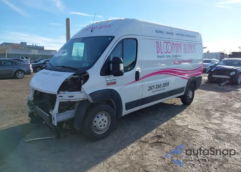 2020 Ram Promaster 2500 High Roof 159 Wb from USA, damaged, VIN 3C6TRVDG8LE139500